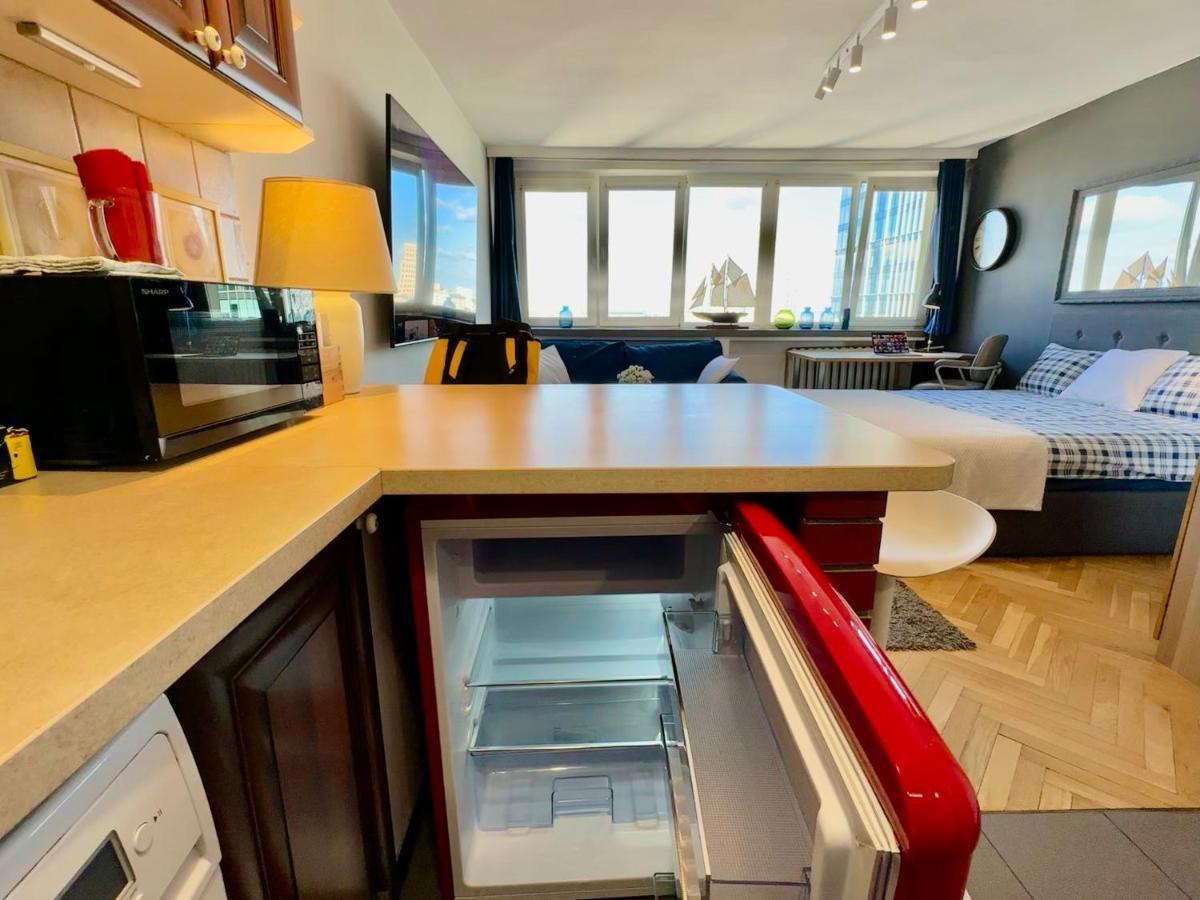Super Apartament White Warszawa 2X Metro Scisle Centrum Wifi 300 Mbs New Eksteriør bilde