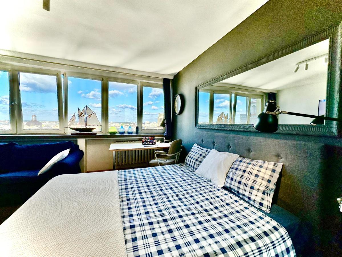 Super Apartament White Warszawa 2X Metro Scisle Centrum Wifi 300 Mbs New Eksteriør bilde