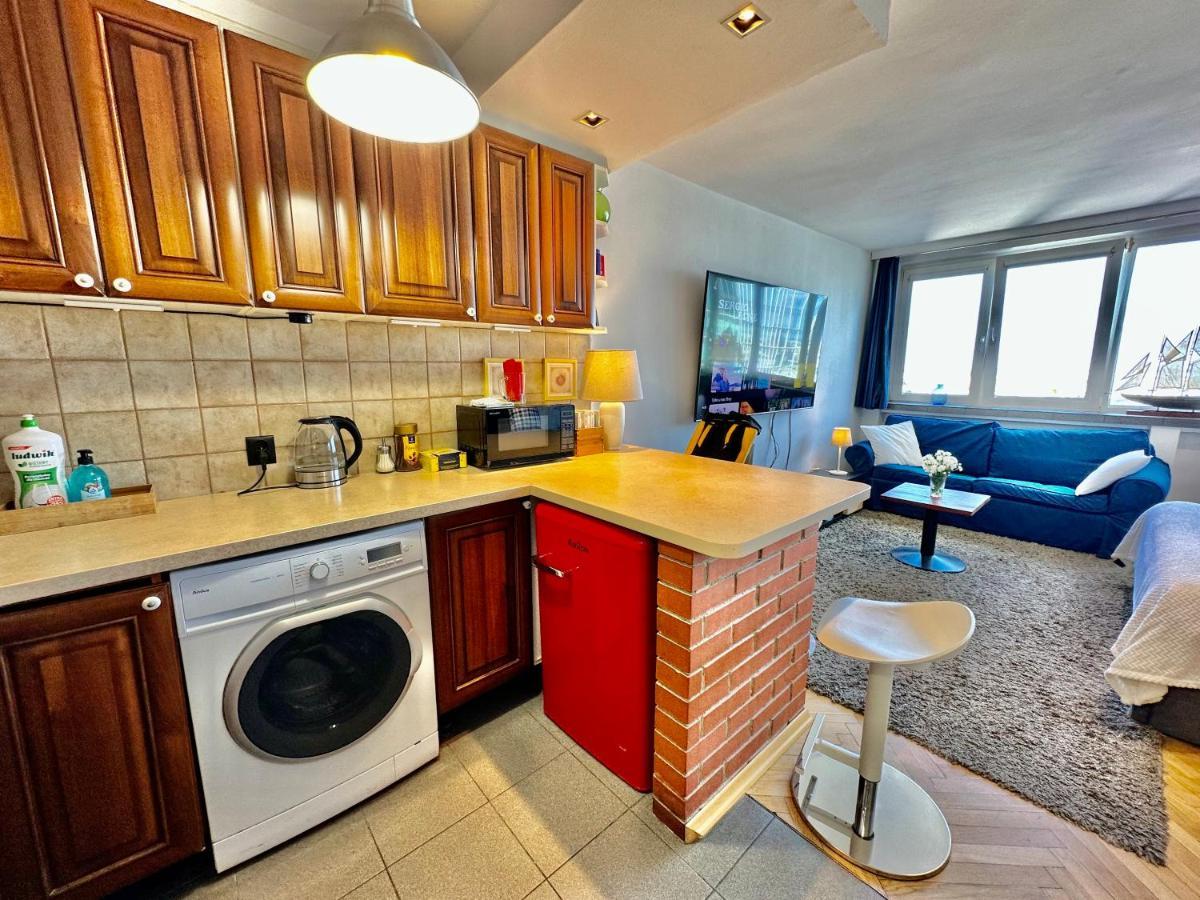 Super Apartament White Warszawa 2X Metro Scisle Centrum Wifi 300 Mbs New Eksteriør bilde