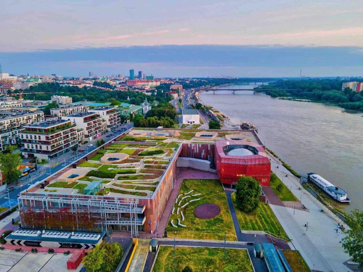 Super Apartament White Warszawa 2X Metro Scisle Centrum Wifi 300 Mbs New Eksteriør bilde