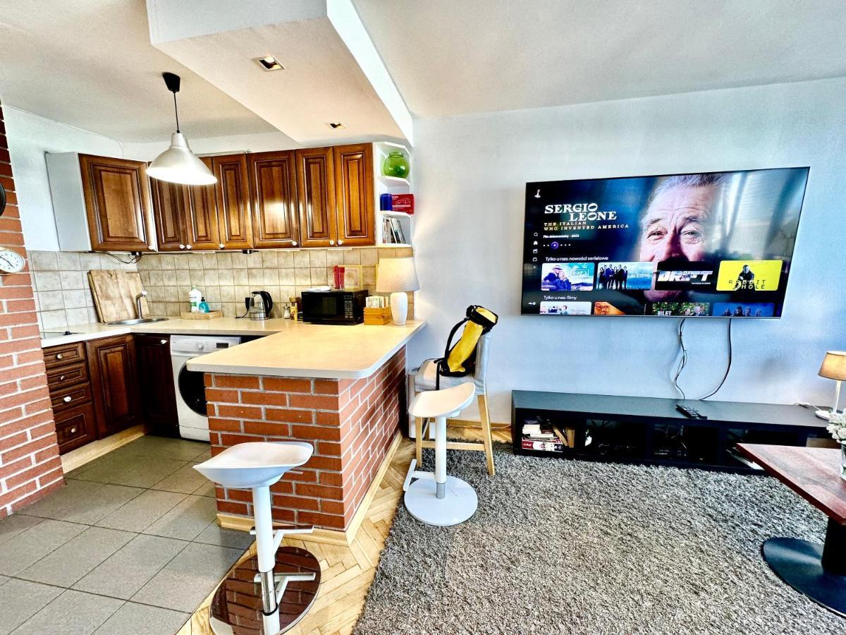 Super Apartament White Warszawa 2X Metro Scisle Centrum Wifi 300 Mbs New Eksteriør bilde